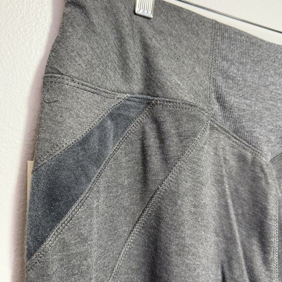 Tahari Sport Jogger Pants 3X Charcoal & Black Velvet Detail Cotton Stretch NWT - Picture 4 of 9